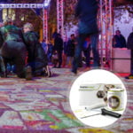 Pintura de proyector para suelo