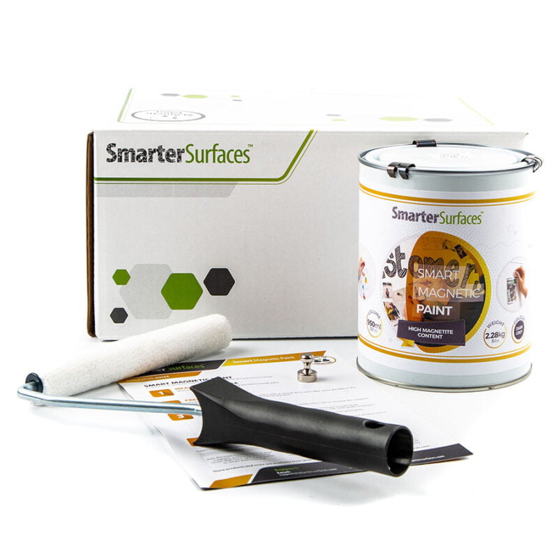 Pintura magnetica kit rodillo imanes
