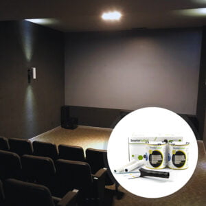Pintura para proyector alto contraste