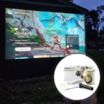 Pintura para proyector de exterior
