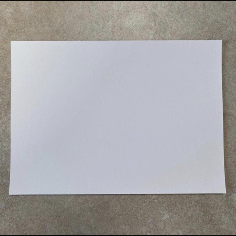 Pintura pizarra blanca muestra tarjeta A4