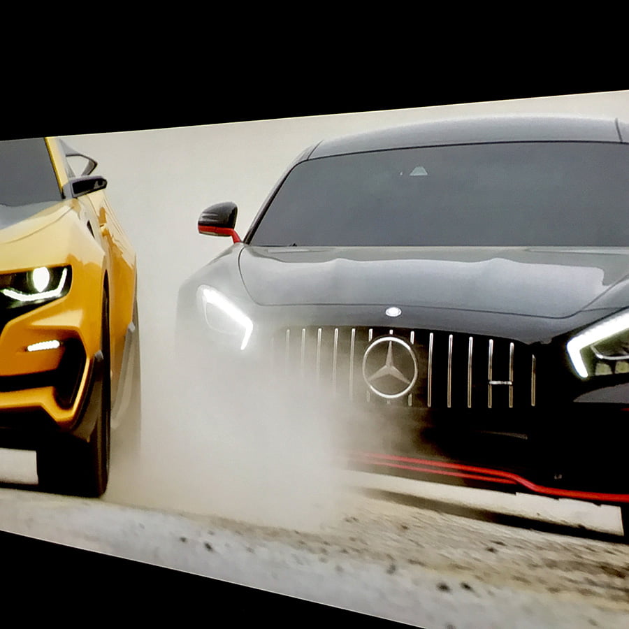 Pintura proyector alto contraste para cualquier superficie