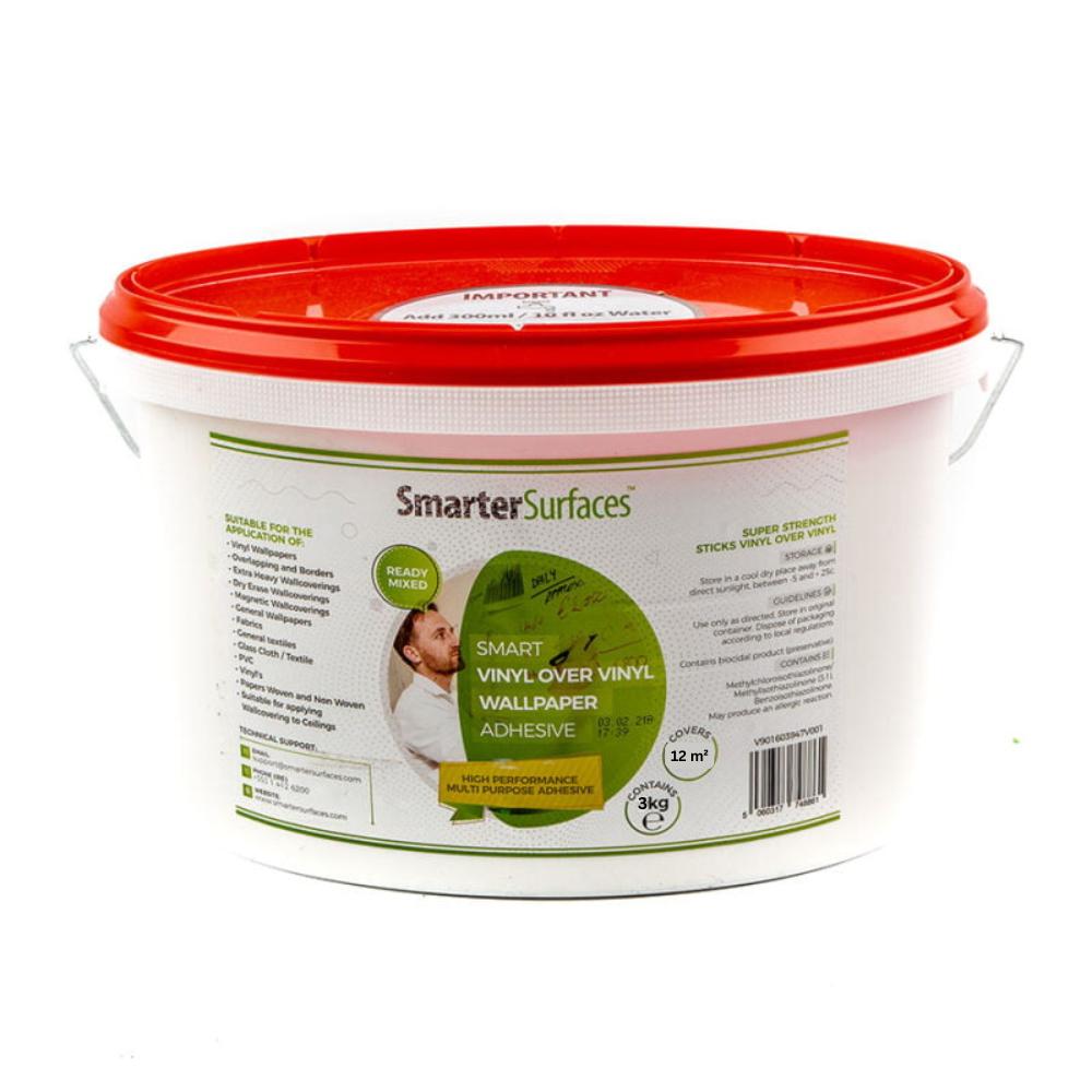Smart Vinyl Over Vinyl Wallpaper Adhesive